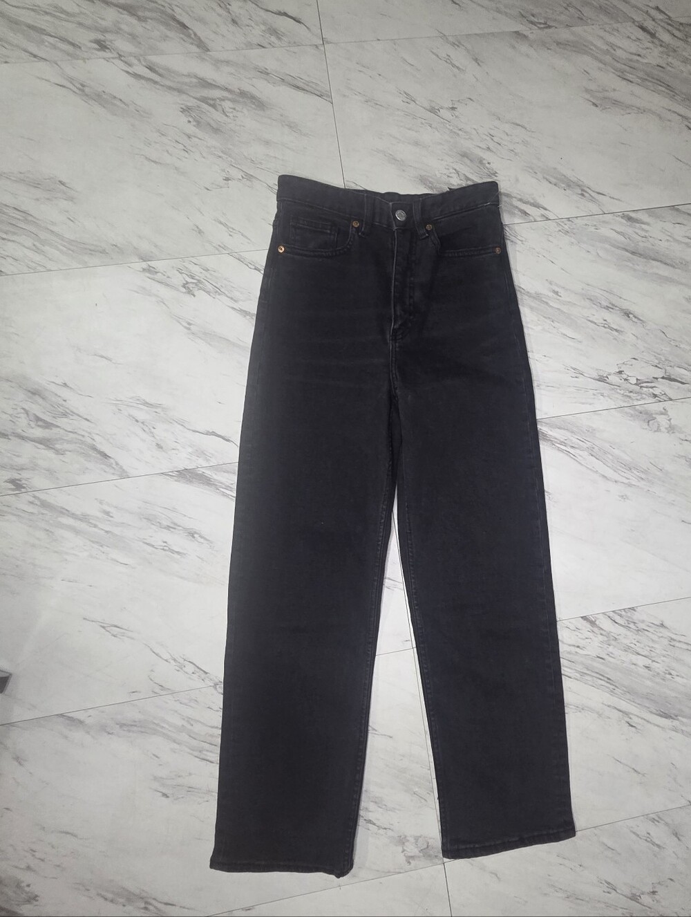 Monki Black Boot Cut Jeans Size 25